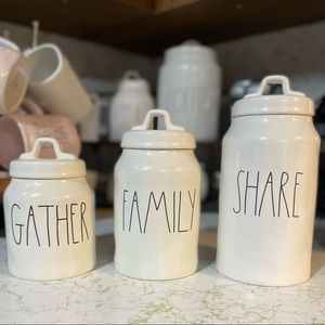 Rae Dunn canisters